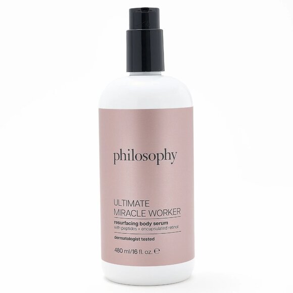 philosophy 480ml 16ozULTIMATE MIRACLE WORKER Resurfacing Body Serum RETINOL